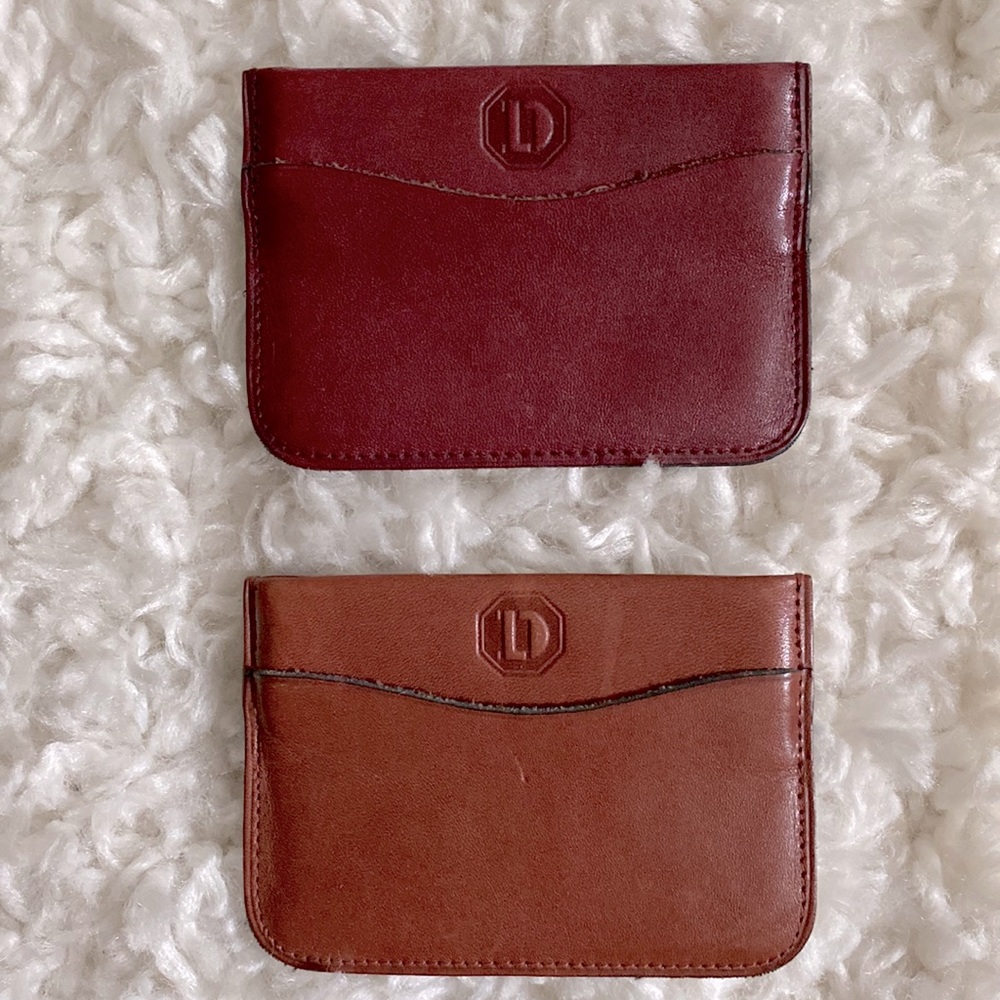 Didier Lamarthe Vintage Small Wallet Card Case UNISEX Made in FRANCE